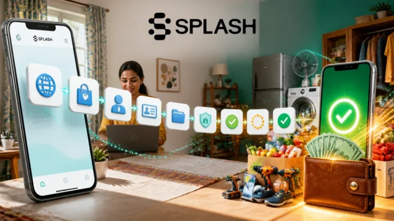 Solicitação Simplificada dos Empréstimos Splash
